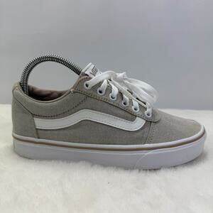 Vans Ward Summer Canvas Taupe Low Top Sneakers Women’s Size 7.5